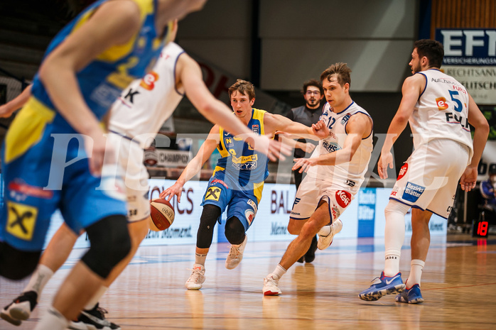 Basketball, bet-at-home Basketball Superliga 2020/21, Platzierungsrunde, 8. Runde, Oberwart Gunners, SKN St. Pölten, Roman Jagsch (9)