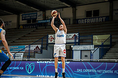 Basketball, bet-at-home Basketball Superliga 2020/21, Platzierungsrunde, 8. Runde, Oberwart Gunners, SKN St. Pölten, Sebastian Käferle (7)