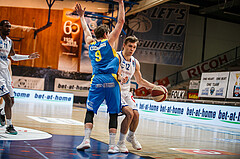 Basketball, bet-at-home Basketball Superliga 2020/21, Platzierungsrunde, 8. Runde, Oberwart Gunners, SKN St. Pölten, Jonathan Knessl (12)