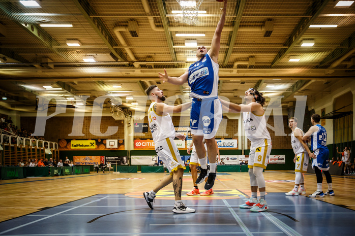 Basketball, win2day Basketball Superliga 2022/23, Grunddurchgang 1.Runde, Fürstenfeld Panthers, Oberwart Gunners, Renato Poljak (16)