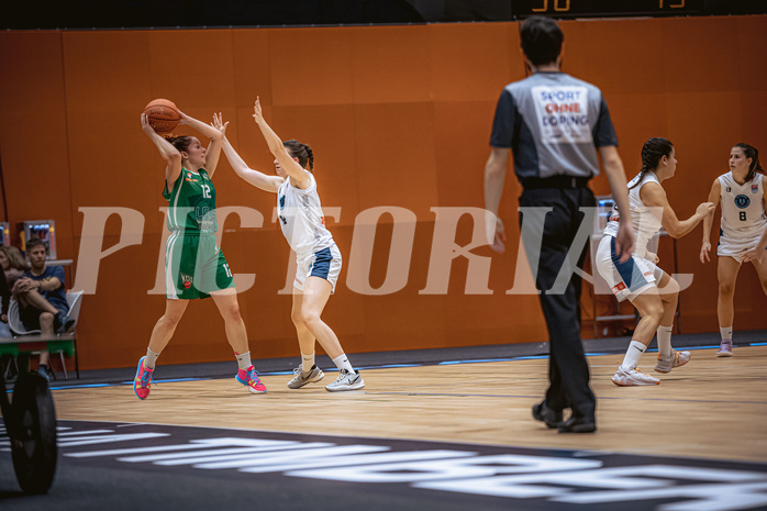 Basketball, Win2Day Basketball Damen Superliga 2022/23, Grunddurchgang 2.Runde, Vienna D.C. Timberwolves, KOS Celovec Damen, Patricia Pauer (12)