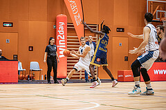 Basketball, Win2Day Superliga 2022/23, Grunddurchgang 2.Runde, Vienna D.C. Timberwolves, UBSC Raiffeisen Graz, Moritz Lanegger (21)