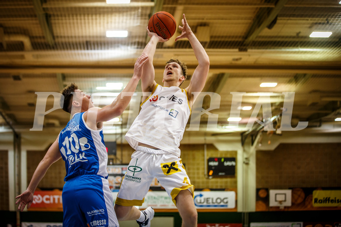 Basketball, win2day Basketball Superliga 2022/23, Grunddurchgang 1.Runde, Fürstenfeld Panthers, Oberwart Gunners, Andrija Blatancic (4)