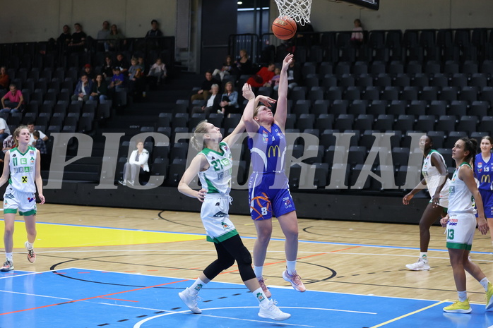 08.10.2022, Graz, Raiffeisen Sportpark, Basketball Damen Superliga 2022/23, Grunddurchgang 2.Runde, UBI Graz vs. DBB LZ OÖ ,  