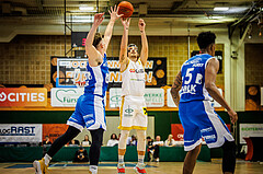 Basketball, win2day Basketball Superliga 2022/23, Grunddurchgang 1.Runde, Fürstenfeld Panthers, Oberwart Gunners, Adnan Hajder (9)