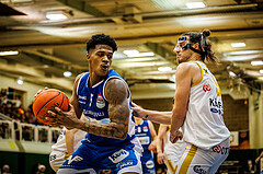 Basketball, win2day Basketball Superliga 2022/23, Grunddurchgang 1.Runde, Fürstenfeld Panthers, Oberwart Gunners, Rob Howard (5)
