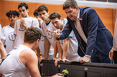 Basketball, Win2Day Superliga 2022/23, Grunddurchgang 2.Runde, Vienna D.C. Timberwolves, UBSC Raiffeisen Graz, Hubert Schmidt (Head Coach)