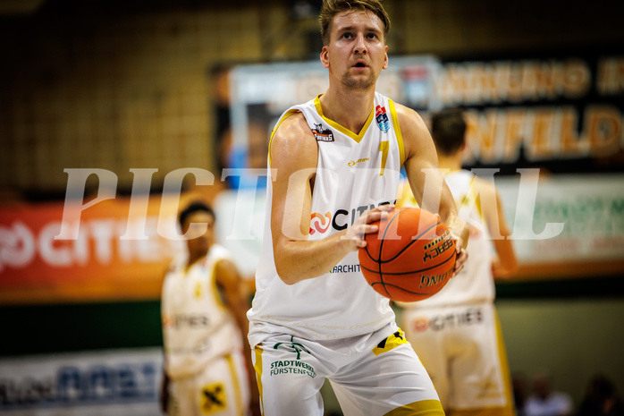 Basketball, win2day Basketball Superliga 2022/23, Grunddurchgang 1.Runde, Fürstenfeld Panthers, Oberwart Gunners, Georg Wolf (7)