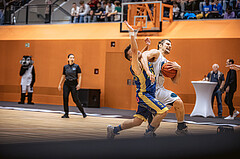Basketball, Win2Day Superliga 2022/23, Grunddurchgang 2.Runde, Vienna D.C. Timberwolves, UBSC Raiffeisen Graz, Moritz Lanegger (21)