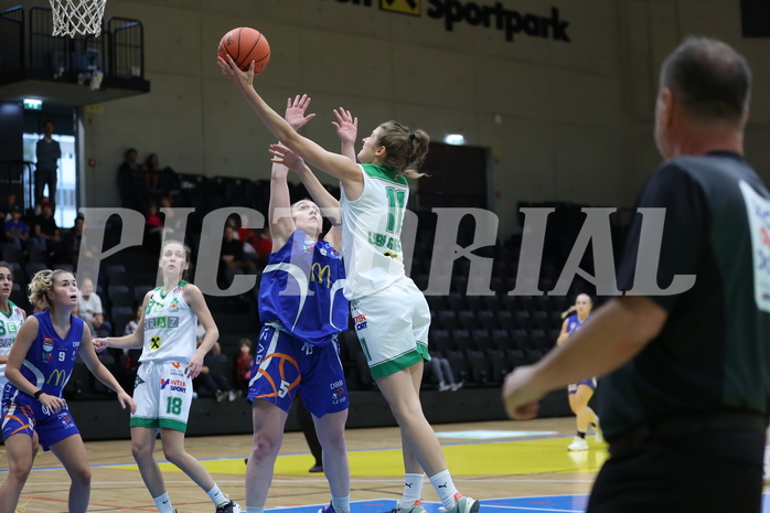 08.10.2022, Graz, Raiffeisen Sportpark, Basketball Damen Superliga 2022/23, Grunddurchgang 2.Runde, UBI Graz vs. DBB LZ OÖ ,  