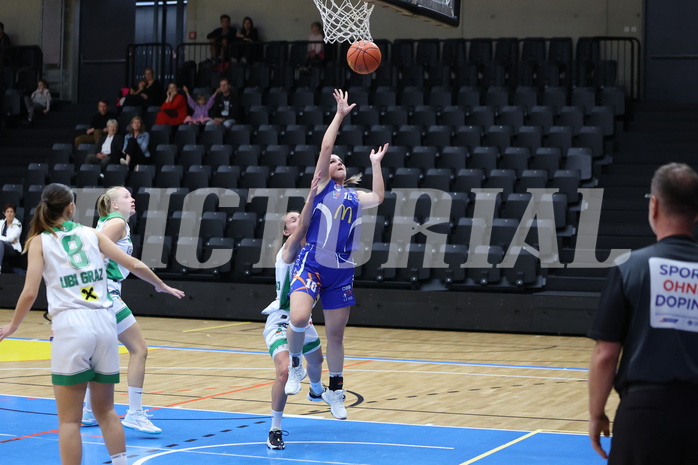 08.10.2022, Graz, Raiffeisen Sportpark, Basketball Damen Superliga 2022/23, Grunddurchgang 2.Runde, UBI Graz vs. DBB LZ OÖ ,  