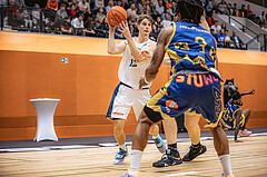 Basketball, Win2Day Superliga 2022/23, Grunddurchgang 2.Runde, Vienna D.C. Timberwolves, UBSC Raiffeisen Graz, Jakob Lohr (12)