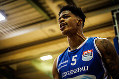 Basketball, win2day Basketball Superliga 2022/23, Grunddurchgang 1.Runde, Fürstenfeld Panthers, Oberwart Gunners, Rob Howard (5)