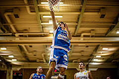 Basketball, win2day Basketball Superliga 2022/23, Grunddurchgang 1.Runde, Fürstenfeld Panthers, Oberwart Gunners, Derek Hanes (14)