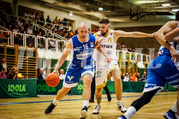 Basketball, win2day Basketball Superliga 2022/23, Grunddurchgang 1.Runde, Fürstenfeld Panthers, Oberwart Gunners, Renato Poljak (16)