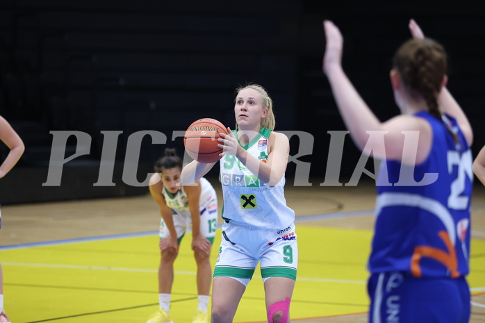 08.10.2022, Graz, Raiffeisen Sportpark, Basketball Damen Superliga 2022/23, Grunddurchgang 2.Runde, UBI Graz vs. DBB LZ OÖ ,  
