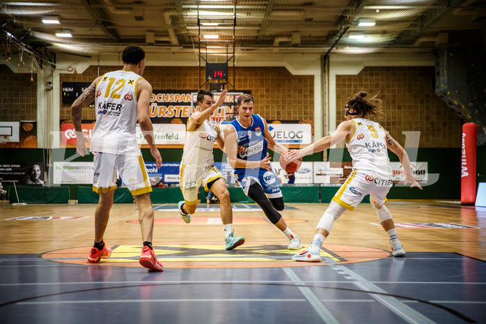Basketball, win2day Basketball Superliga 2022/23, Grunddurchgang 1.Runde, Fürstenfeld Panthers, Oberwart Gunners, Edi Patekar (9)