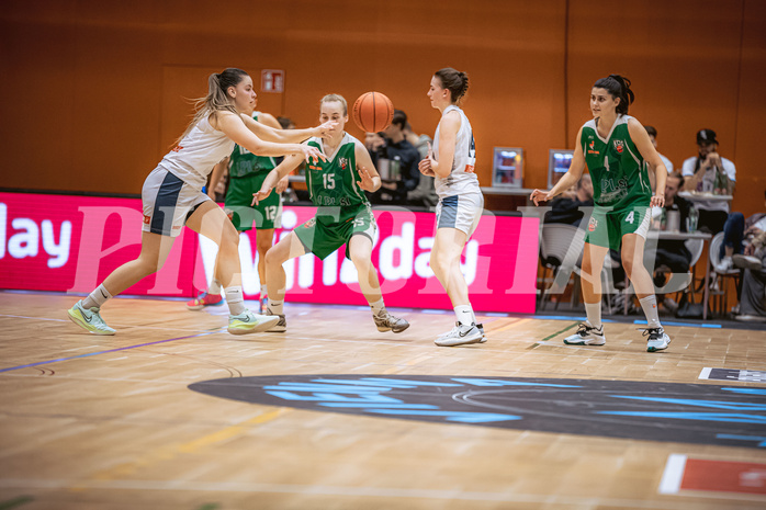 Basketball, Win2Day Basketball Damen Superliga 2022/23, Grunddurchgang 2.Runde, Vienna D.C. Timberwolves, KOS Celovec Damen, Antonia Dumancic (17)