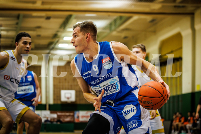 Basketball, win2day Basketball Superliga 2022/23, Grunddurchgang 1.Runde, Fürstenfeld Panthers, Oberwart Gunners, Edi Patekar (9)