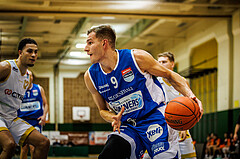 Basketball, win2day Basketball Superliga 2022/23, Grunddurchgang 1.Runde, Fürstenfeld Panthers, Oberwart Gunners, Edi Patekar (9)