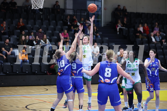 08.10.2022, Graz, Raiffeisen Sportpark, Basketball Damen Superliga 2022/23, Grunddurchgang 2.Runde, UBI Graz vs. DBB LZ OÖ ,  