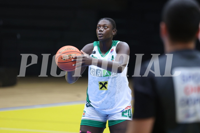 08.10.2022, Graz, Raiffeisen Sportpark, Basketball Damen Superliga 2022/23, Grunddurchgang 2.Runde, UBI Graz vs. DBB LZ OÖ ,  