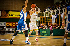 Basketball, win2day Basketball Superliga 2022/23, Grunddurchgang 1.Runde, Fürstenfeld Panthers, Oberwart Gunners, Mirza Manjgo (5)