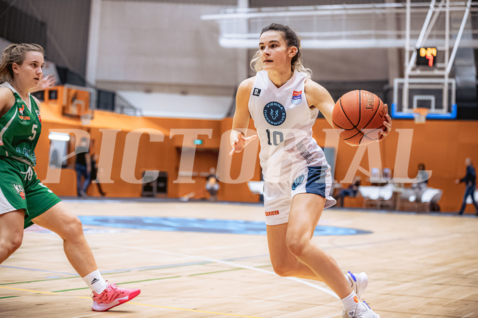 Basketball, Win2Day Basketball Damen Superliga 2022/23, Grunddurchgang 2.Runde, Vienna D.C. Timberwolves, KOS Celovec Damen, Iva Ilic (10)