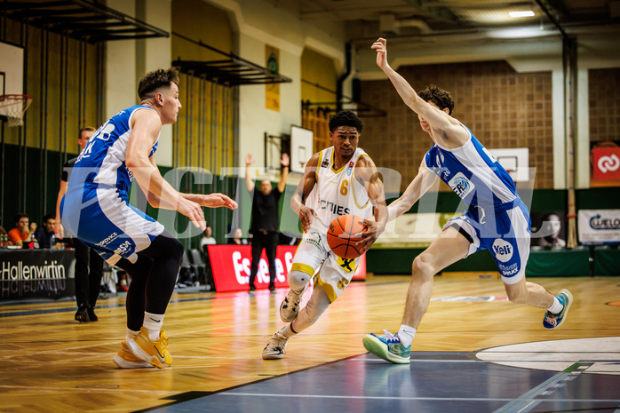 Basketball, win2day Basketball Superliga 2022/23, Grunddurchgang 1.Runde, Fürstenfeld Panthers, Oberwart Gunners, Steve Robinson Jr. (6)