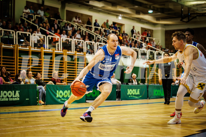 Basketball, win2day Basketball Superliga 2022/23, Grunddurchgang 1.Runde, Fürstenfeld Panthers, Oberwart Gunners, Sebastian Käferle (7)