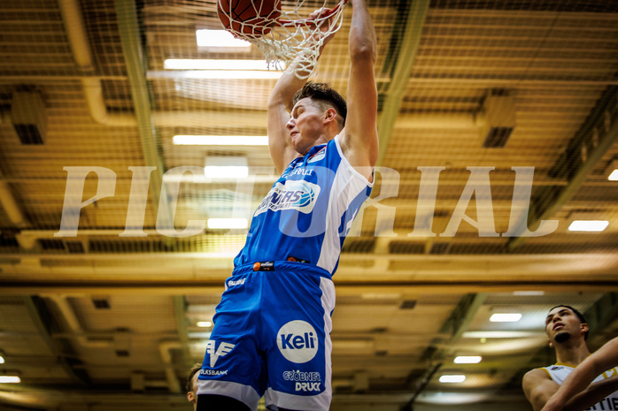 Basketball, win2day Basketball Superliga 2022/23, Grunddurchgang 1.Runde, Fürstenfeld Panthers, Oberwart Gunners, Brock Gardner (10)