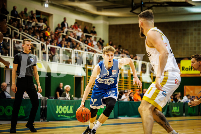 Basketball, win2day Basketball Superliga 2022/23, Grunddurchgang 1.Runde, Fürstenfeld Panthers, Oberwart Gunners, Florian Köppel (8)