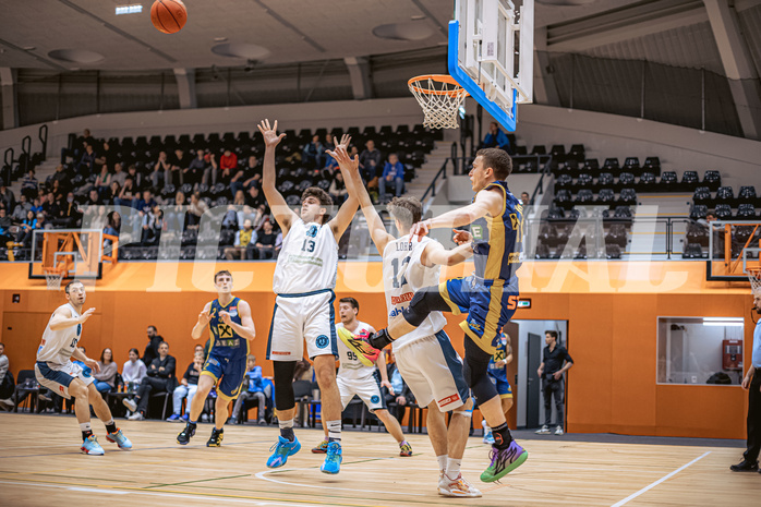 Basketball, Win2Day Superliga 2022/23, 6. Qualifikationsrunde, Vienna Timberwolves, UBSC Graz, Luka Damjanac (13)