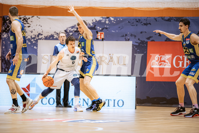 Basketball, Win2Day Superliga 2022/23, 6. Qualifikationsrunde, Vienna Timberwolves, UBSC Graz, Philipp D’Angelo (9)