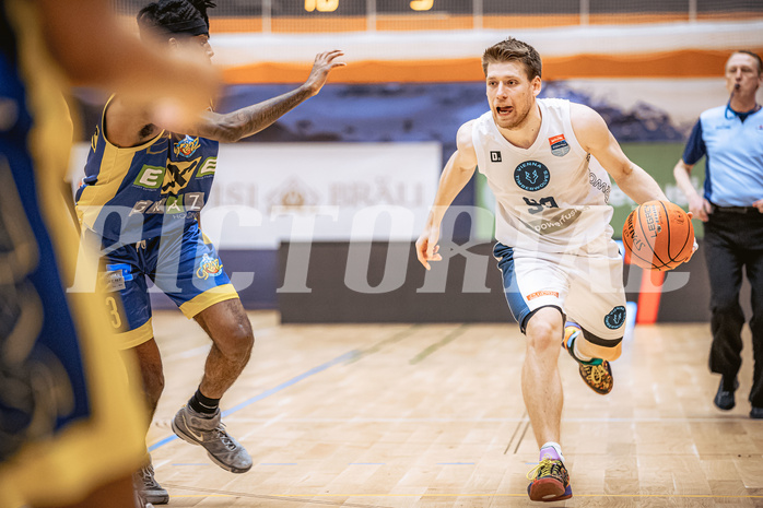 Basketball, Win2Day Superliga 2022/23, 6. Qualifikationsrunde, Vienna Timberwolves, UBSC Graz, Jonas John (99)