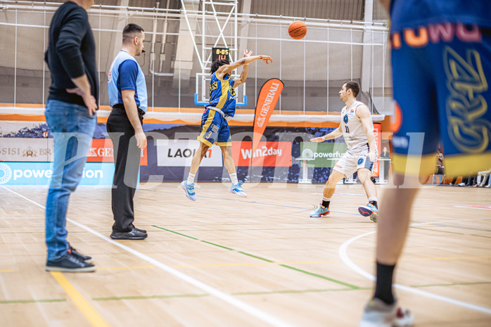 Basketball, Win2Day Superliga 2022/23, 6. Qualifikationsrunde, Vienna Timberwolves, UBSC Graz, Zachery Deshon Cooks (3)