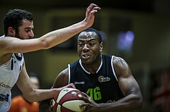 Basketball, 2.Bundesliga, Grunddurchgang 9.Runde, Mattersburg Rocks, Basket Flames, Maximilian Misangumukini (16)