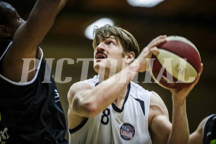 Basketball, 2.Bundesliga, Grunddurchgang 9.Runde, Mattersburg Rocks, Basket Flames, Maximilian HÜBNER (8)