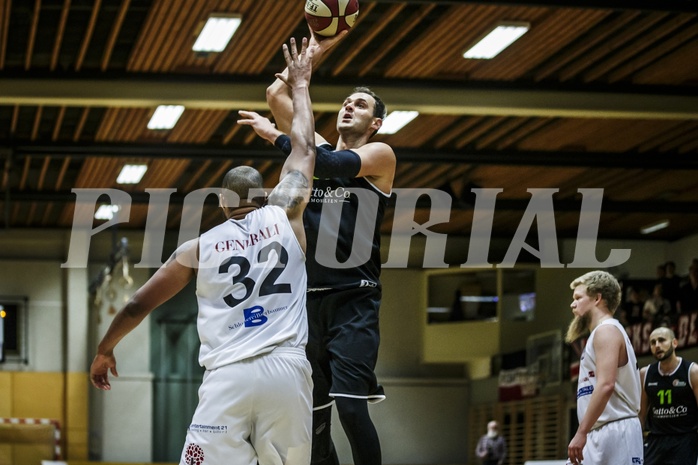 Basketball, 2.Bundesliga, Grunddurchgang 9.Runde, Mattersburg Rocks, Basket Flames, Fuad Memcic (25)