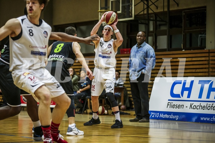 Basketball, 2.Bundesliga, Grunddurchgang 9.Runde, Mattersburg Rocks, Basket Flames, Philipp GERM (12)