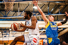 Basketball, bet-at-home Basketball Superliga 2020/21, Viertelfinale Spiel 1, Oberwart Gunners, SKN St. Pölten, Quincy Diggs (13)