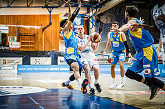 Basketball, bet-at-home Basketball Superliga 2020/21, Viertelfinale Spiel 1, Oberwart Gunners, SKN St. Pölten, Sebastian Käferle (7)