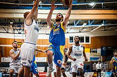 Basketball, bet-at-home Basketball Superliga 2020/21, Viertelfinale Spiel 1, Oberwart Gunners, SKN St. Pölten, Jakob Wonisch (17)