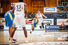 Basketball, bet-at-home Basketball Superliga 2020/21, Viertelfinale Spiel 1, Oberwart Gunners, SKN St. Pölten, Steven Kaltenbrunner (7)