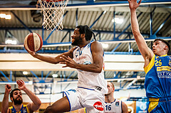 Basketball, bet-at-home Basketball Superliga 2020/21, Viertelfinale Spiel 1, Oberwart Gunners, SKN St. Pölten, Quincy Diggs (13)