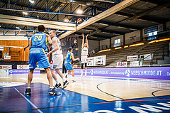 Basketball, bet-at-home Basketball Superliga 2020/21, Viertelfinale Spiel 1, Oberwart Gunners, SKN St. Pölten, Edi Patekar (9)