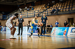 Basketball, bet-at-home Basketball Superliga 2020/21, Viertelfinale Spiel 1, Oberwart Gunners, SKN St. Pölten, Roman Jagsch (9)