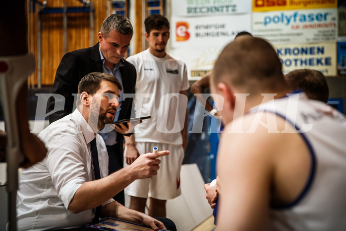 Basketball, bet-at-home Basketball Superliga 2020/21, Viertelfinale Spiel 1, Oberwart Gunners, SKN St. Pölten, Horst Leitner (Coach)