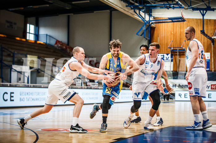 Basketball, bet-at-home Basketball Superliga 2020/21, Viertelfinale Spiel 1, Oberwart Gunners, SKN St. Pölten, Lukas Böck (13)