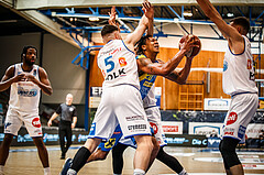 Basketball, bet-at-home Basketball Superliga 2020/21, Viertelfinale Spiel 1, Oberwart Gunners, SKN St. Pölten, Chris Fergusson (20)
